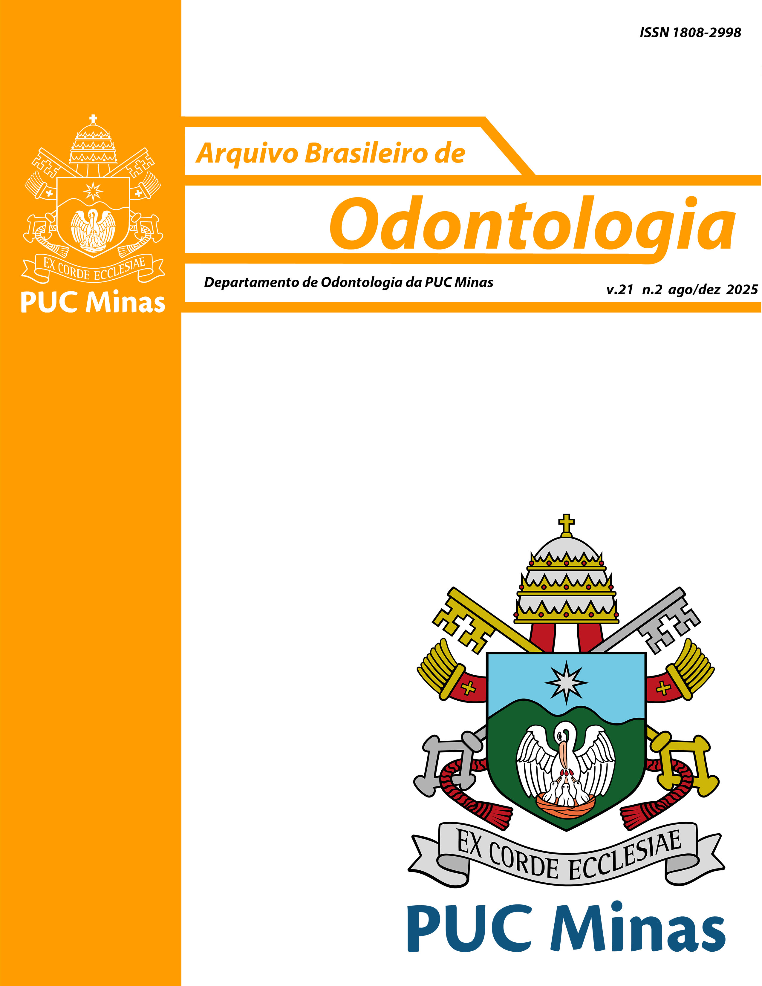 					Visualizar v. 21 n. 2 (2025): ARQUIVO BRASILEIRO DE ODONTOLOGIA 
				