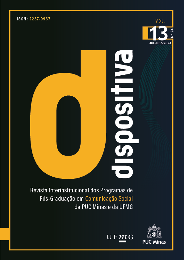 Capa Revista Dispositiva V. 13, n° 24